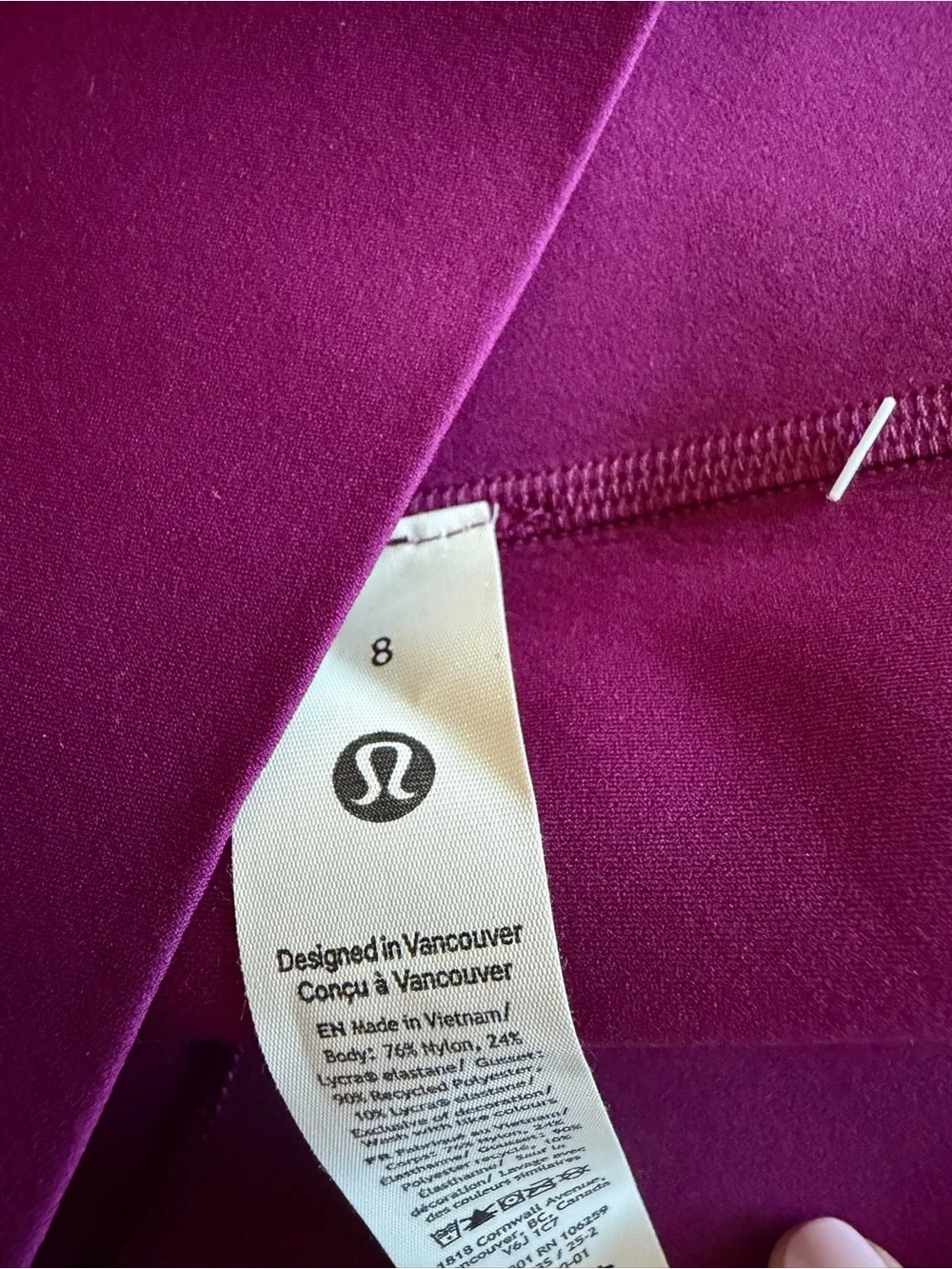 lululemon athletica High-Rise Leggings in Vibrant Magenta Purple